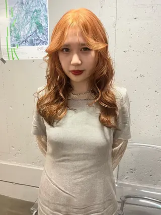 カラー ロングレイヤー ¥0🎀MEIのヘアスタイル