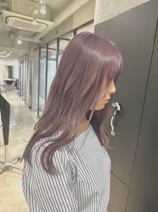 ロング カラー ハイトーン･髪質改善 MIOKAのヘアスタイル