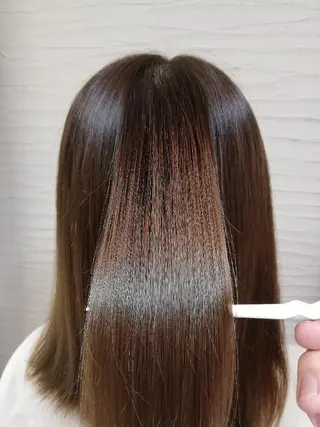 ミディアム YASUHIRO グレージュ/メンズのヘアスタイル