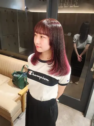 セミロング ✨本日空きあります✨ 遠田コウヘイ🌟のヘアスタイル