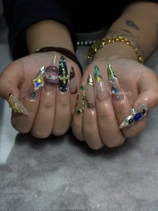 ネイル if Hair＆Nail Salon所属・IKA /海外ネイル /個性派/ワンホンのネイルデザイン