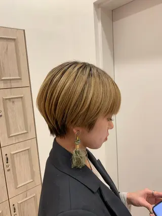 ショート 梅田美容室 山本 歩夢のヘアスタイル