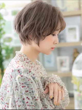 ショート くびれ&切りっぱボブ 得意👍佐藤歩のヘアスタイル
