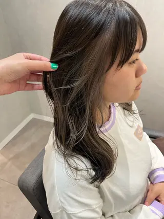セミロング TELA HAIR所属・長谷川 千尋のヘアスタイル