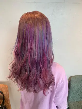 ロング カラー 立川/シールエクステ /みづきのヘアスタイル