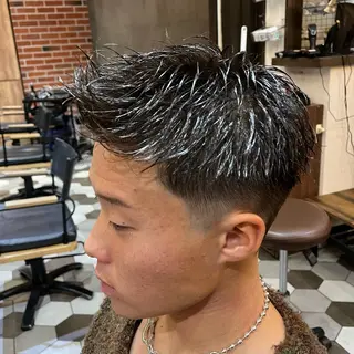 ショート パーマ メンズ 梅田/メンズ専門 /加地光尊のヘアスタイル