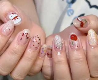 ネイル By moonネイル 🌷ワンホン/韓国風のネイルデザイン