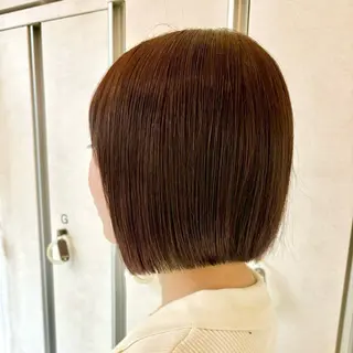 ショート カラー ボブ/レイヤー/暖色 カラー/dai🌿のヘアスタイル