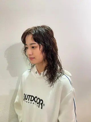 ミディアム パーマ メイクス表参道所属・ショート/ボブ 矢野湧也のヘアスタイル