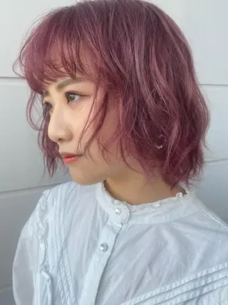 ショート カラー 金沢市/美容師/ 岡島由希美のマツエク・マツパデザイン