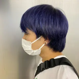 ショート カラー メンズ 🫧新宿 髪質改善 /サスケ🫧のヘアスタイル