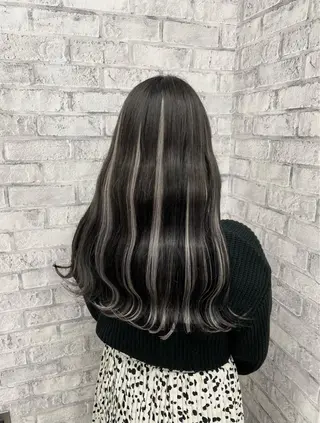 ロング カラー パーマ ヘアアレンジ メンズ キッズ ネイル マツエク・マツパ アイブロウ 歩くパワースポット 🦋KAHOのヘアスタイル