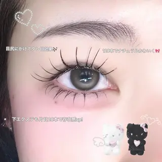 マツエク・マツパ FaB 千葉店所属・🩶LEDエクステ& 上下パーマRAN🪽のマツエク・マツパデザイン