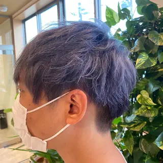 ショート カラー メンズ Maison/松本/ 艶髪/カラー/メンズのヘアスタイル