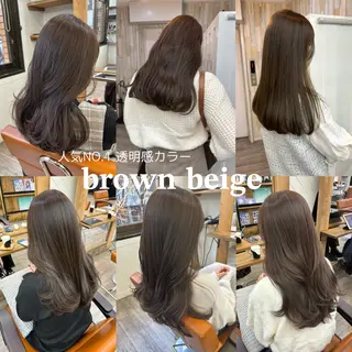 ロング カラー 広島/わかな/ヘア セット/オリーブのヘアスタイル