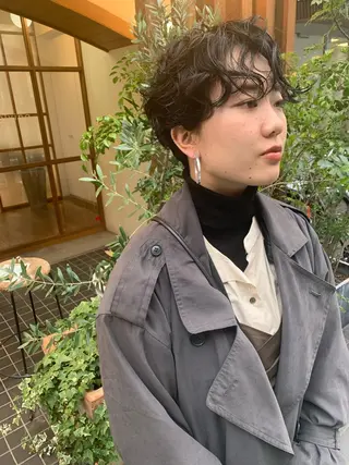 ショート パーマ Genta @gegege75のヘアスタイル