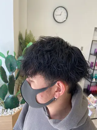 パーマ メンズ 艶カラー/縮毛矯正 /髪質改善/はるたのヘアスタイル