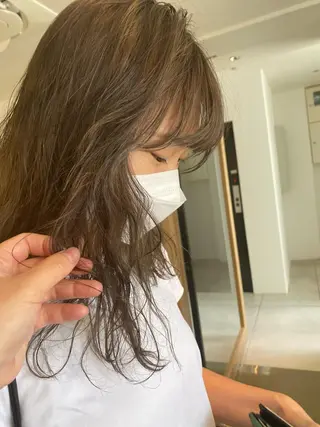 セミロング I nagiのヘアスタイル