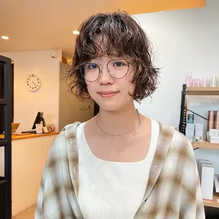 ショート パーマ 堀江将太朗/恵比寿/ メンズカットのヘアスタイル