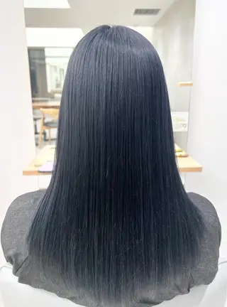 セミロング カラー 【くせ毛さんのお悩み 解決🍀】栗橋のヘアスタイル