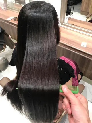 ロング パーマ Ash宮前平店 鈴木和也のヘアスタイル