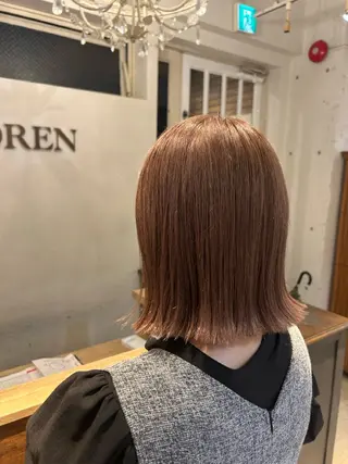 ミディアム カラー LOREN 自由が丘所属・🩵藤間 妃南🩵のヘアスタイル
