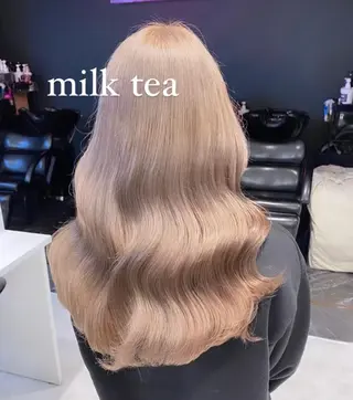 ロング カラー パーマ ヘアアレンジ メンズ キッズ ネイル マツエク・マツパ アイブロウ 🐺ウルフ×ハイトー ン🖤Yukinoのヘアスタイル