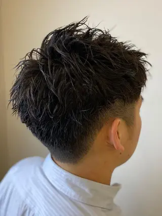 ショート パーマ メンズ 新宿メンズ人気No1 仙頭　由範のヘアスタイル