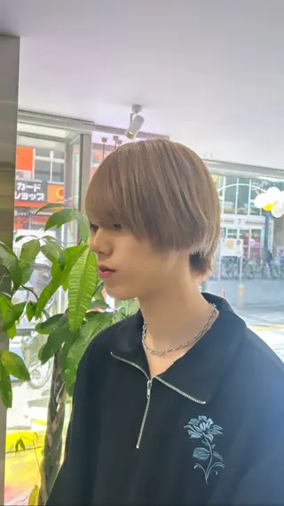 ショート カラー メンズ/ボブ/パーマ /くるみのマツエク・マツパデザイン