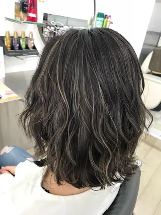 ロング カラー Reb_keiji 👑小倉圭司のヘアスタイル