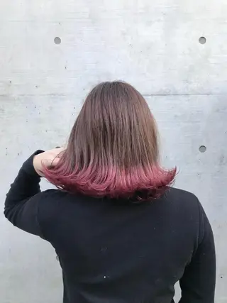 ショート カラー a-o横浜所属・色落ちまでキレイに！ ！女性サロンのヘアスタイル