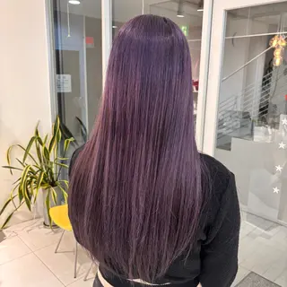 ロング カラー 由比藤理子 ブリーチカラー🌈のヘアスタイル