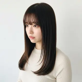 セミロング ✂︎ ｼﾝﾀｸ ✂︎のヘアスタイル