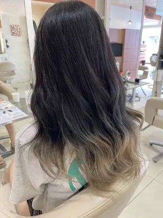 セミロング 遠藤 久瑠斗(くると)のヘアスタイル
