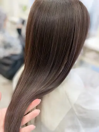 ロング カラー 韓国ヘア🤍髪質改善 🇰🇷AKANEのヘアスタイル