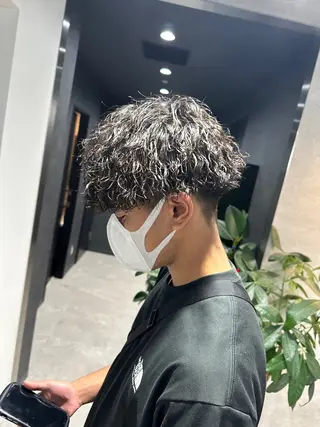 ショート パーマ メンズ 【メンズサロン】 BLUCK 横浜のヘアスタイル