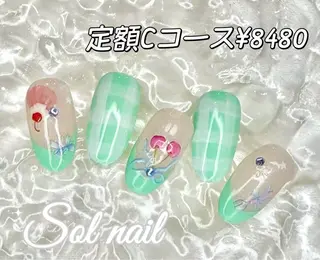 ネイル ソルネイル所属・ソルネイル ナナのネイルデザイン