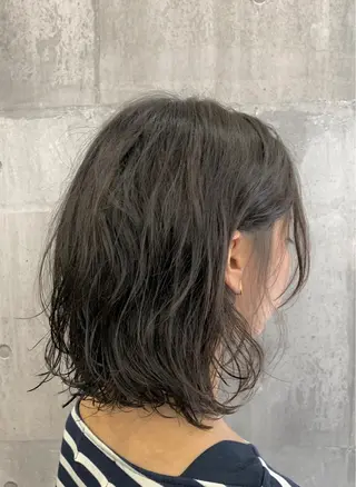 ミディアム パーマ 小関 茅里のマツエク・マツパデザイン