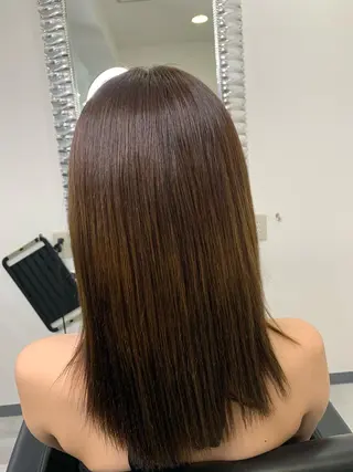 セミロング ルービック難波／韓国 /艶カラー/KAZUのヘアスタイル