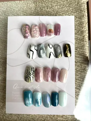 ショート カラー キッズ 2dy所属・2DY NAIL SALONのネイルデザイン