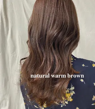 ロング カラー フクダ ジュリのヘアスタイル