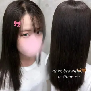 セミロング カラー miyu ✧のヘアスタイル