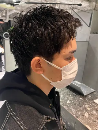 ショート メンズ 🔱メンズパーマ特化 🔱山下和輝のヘアスタイル