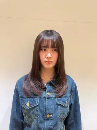 ロング カラー 暖色カラー/似合わせ カット/名古屋/辻のヘアスタイル