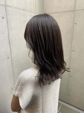 ミディアム カラー ✨透明感カラー✨ 🦖佐々木未来🦕のヘアスタイル