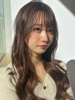 セミロング カラー 🍀髪質改善🍀 SORA  麻布十番のヘアスタイル