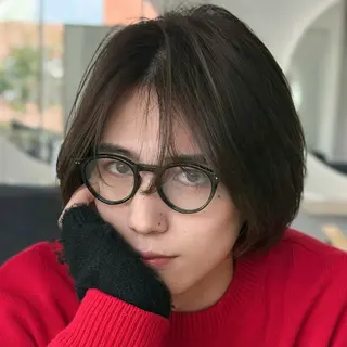 ミディアム カラー パーマ メンズ メンズZina代表 田端 麗治のヘアスタイル