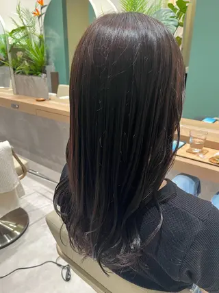 セミロング カラー ヘアアレンジ 桑原 りゆのヘアスタイル