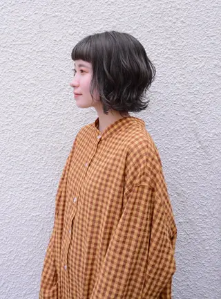 ショート カラー すみとも るなのヘアスタイル