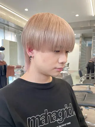 ショート カラー メンズ cinq所属・ハイライトカラー ❤︎hirokoのヘアスタイル